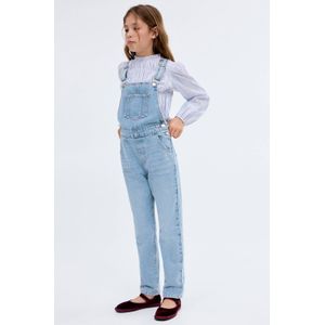 Mango Kids - Tuinbroek - 100% Katoen Denim