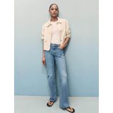 Mango - Flared Jeans - Lichtblauw - Denim