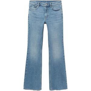 Mango - Flared Jeans - Lichtblauw - Denim
