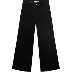 MANGO - CATHERIN - Jeans - Zwart - Loosefit - Mid Waist