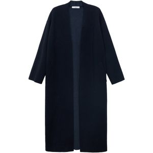 Mango - Tussenjas - Marine - Gebreid