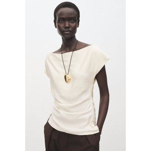 MANGO - MANTA - Blouse - Natuurwit