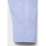 Mango blouse Lichtblauw/wit