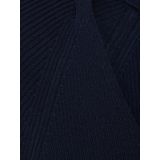 Mango - Top - Blauw - Lange Mouwen - V-hals