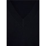 MANGO - LUCCAV - Trui - Navy - V-hals - Lange Mouw