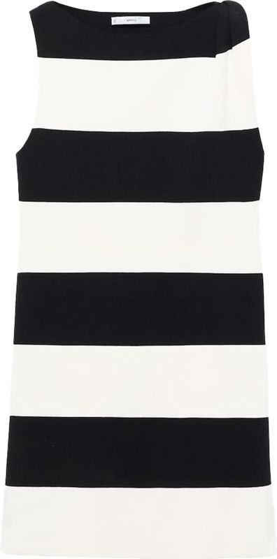 Mango - Cocktailjurk - Fijn Gebreid - Mouwloos - A-lijn - Mini Lengte