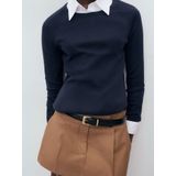 Mango - Top - Donkerblauw