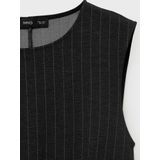 MANGO - Jurk 'JOLIE' - Grijs Gemêleerd - Jerseyjurk