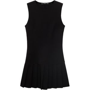 MANGO - Jurk 'JOLIE' - Zwart - Jersey