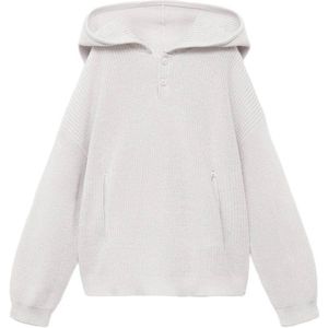 Mango Kids - Gebreide Trui - Met Capuchon - Kangoeroezak
