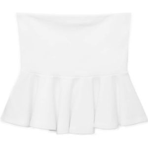 MANGO - PEPLUM - Top - Wit