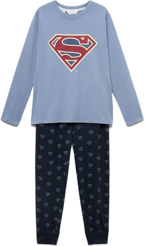 Mango Kids - Pyjamaset - Blauw - Superman