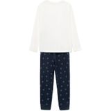 Mango Kids - Pyjama - Donkerblauw/Wit