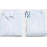 Mango Kids - Pyjama - Lichtblauw/Wit