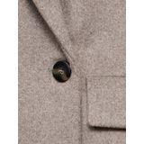 Mango - Wollen Manteljas - Middenbruin - Dames