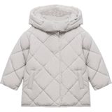 Mango Kids - Gewatteerde Jas - Lichtgrijs