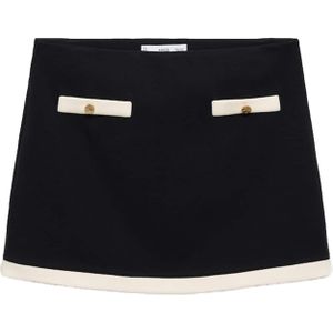 Mango - Korte Rok - Zwart