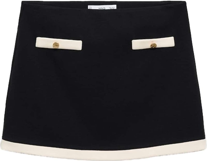 Mango - Korte Rok - Zwart