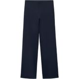 MANGO - Broek - Navy - BRIN - Regular Fit - High Waist