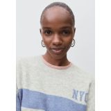 MANGO TEEN - Fijn Gebreide Trui - Grijs