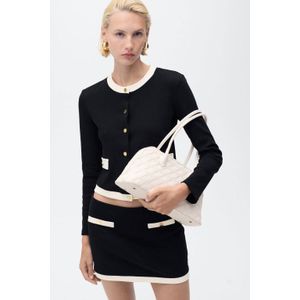 Mango - Gebreid Vest - Katoen