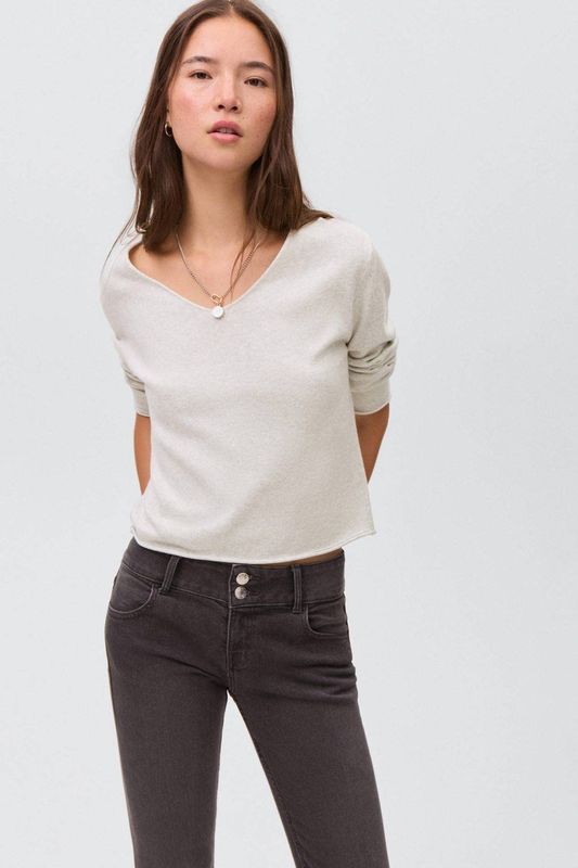 MANGO TEEN - Trui - Warm - Lange Mouwen - V-hals