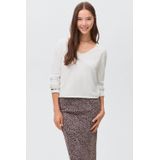 MANGO TEEN - Gebreide Trui - Wit - Fijn Gebreid