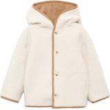Mango - Kids - Reversible Jas - Bruin - Met Capuchon