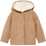 Mango - Kids - Reversible Jas - Bruin - Met Capuchon