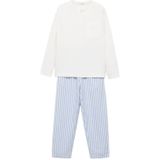 Mango Kids - Pyjama - Lichtblauw/Wit
