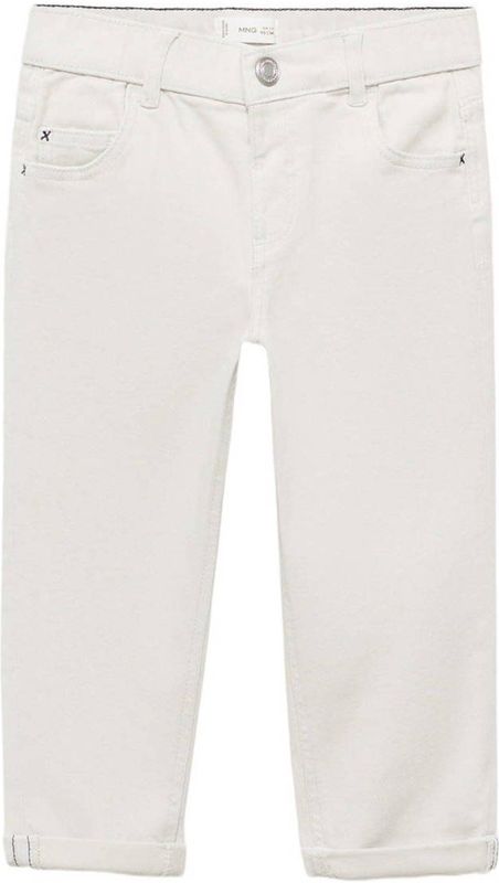 Mango - Kids Broek - Regular Fit - Katoen - Met Drukknoopsluiting