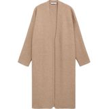 Mango - Gebreid Vest - Zand - Wol