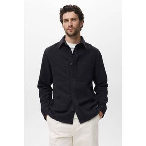 Mango Man overshirt donkerblauw