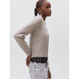 MANGO TEEN - Vest - Fijn Gebreid - Ronde Hals - Knoopsluiting