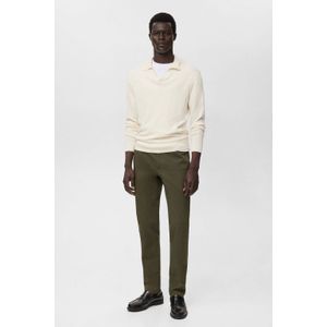 Mango - Man Slim Chino - Kaki - Chino Broeken