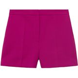 Mango - Straight High Waist Casual Short - Fuchsia - Korte Broek