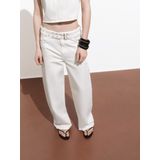 MANGO - NERI - Jeans - Wit - 5-pocket-style - Loosefit - Low Waist