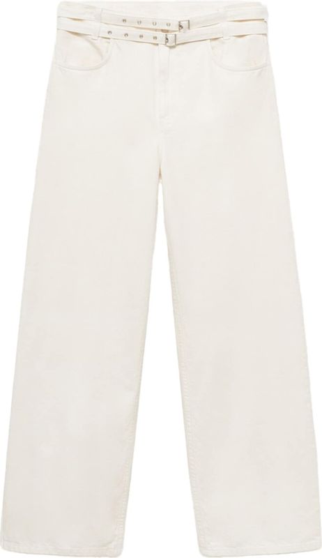 MANGO - NERI - Jeans - Wit - 5-pocket-style - Loosefit - Low Waist