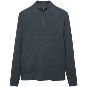 Mango Man - Truien - Grijs - Ingebreid Patroon