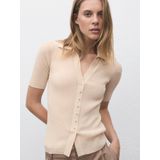 MANGO - Trui - Beige - 'MOCHA' - Gebreide Truien