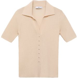 MANGO - Trui - Beige - 'MOCHA' - Gebreide Truien