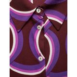 MANGO - IDEALE - Blouse - Lila - Lange Mouw - Normale Pasvorm