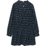 Mango Kids - Jurk - Jersey - Lange Mouwen - Opstaande Kraag - 100% Viscose