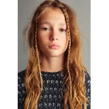 Mango Kids - Jurk - Jersey - Lange Mouwen - Opstaande Kraag - 100% Viscose