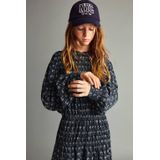 Mango Kids - Jurk - Jersey - Lange Mouwen - Opstaande Kraag - 100% Viscose