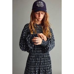 Mango Kids - Jurk - Jersey - Lange Mouwen - Opstaande Kraag - 100% Viscose