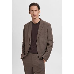 Mango Man - Colbert - Bruin - Super Slim Pasvorm - Knoopsluiting