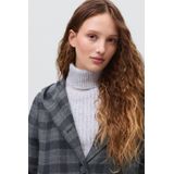 MANGO TEEN - Manteljas - Grijs - Met Capuchon - Geschikt voor Meisjes