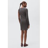 MANGO TEEN - Jurk - Ribgebreid - Lange Mouwen - Bodycon Pasvorm