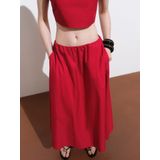 Mango - A-lijn Rok - Rood